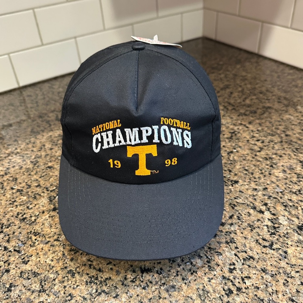 Vtg Tennessee Volunteers Logo 7 1998 Football National Champions Snapback Hat